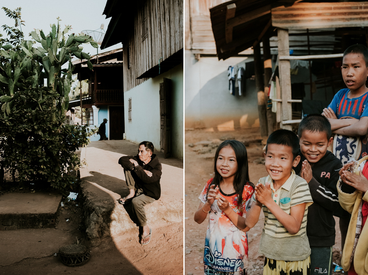 photographe sociale laos luang prabanag